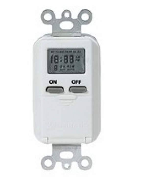 IW505K - 15 Amp Digital In Wall Timer - 7 ON/OFF Events