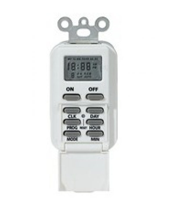 IW505K - 15 Amp Digital In Wall Timer - 7 ON/OFF Events