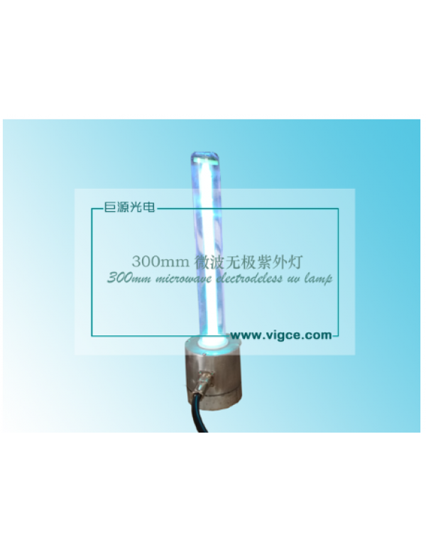 Application of 300 mm microwave electrodeless ultraviolet liquid treatment (with sleeve)